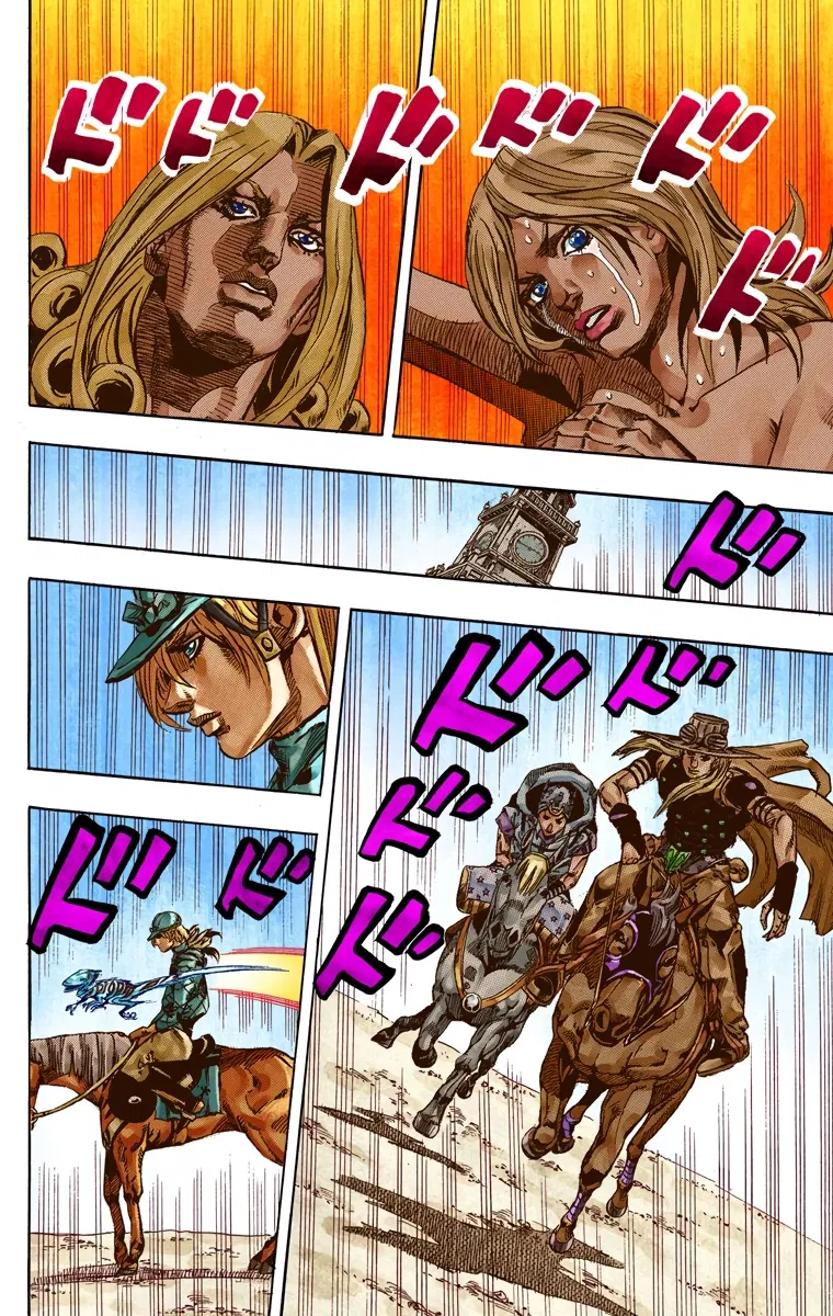 Манга Невероятные Приключения ДжоДжо Часть 7: Steel Ball Run (Цветная версия) - Глава 62 Страница 48