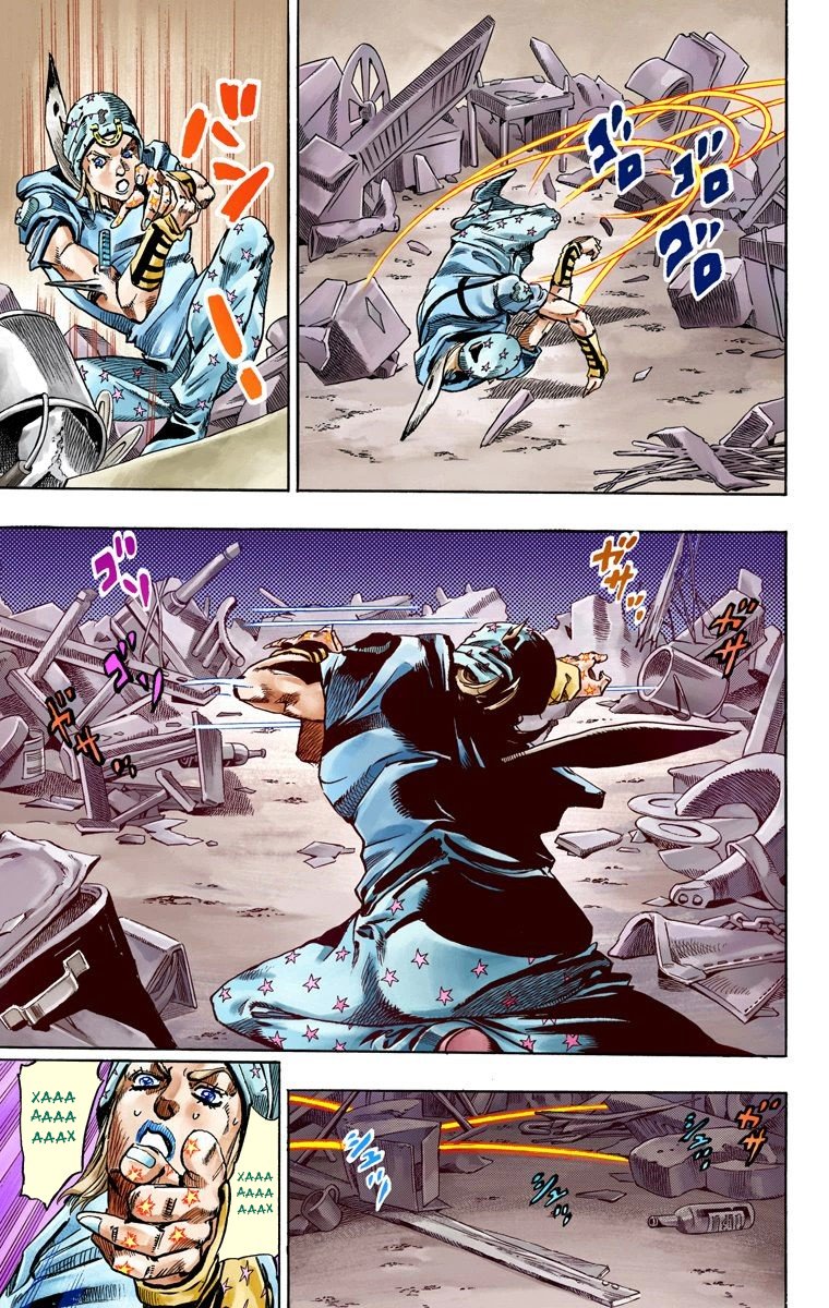 Манга Невероятные Приключения ДжоДжо Часть 7: Steel Ball Run (Цветная версия) - Глава 57 Страница 25