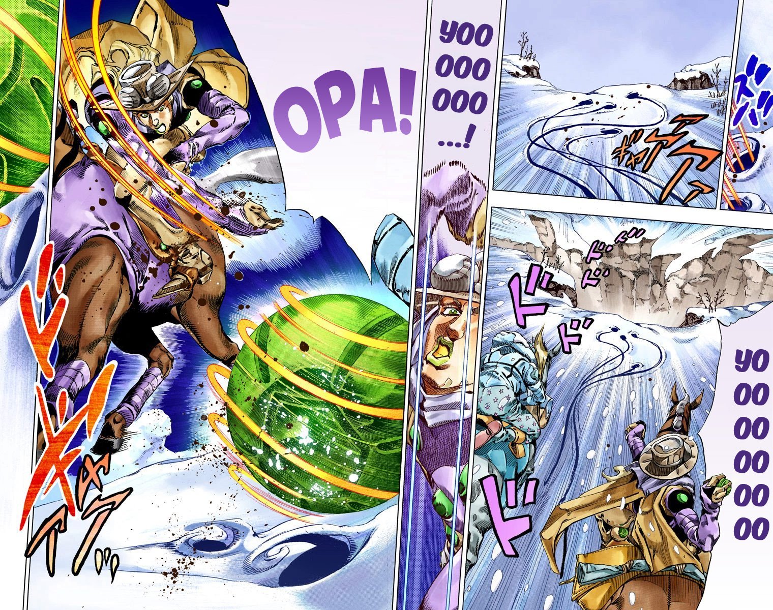 Манга Невероятные Приключения ДжоДжо Часть 7: Steel Ball Run (Цветная версия) - Глава 55 Страница 19