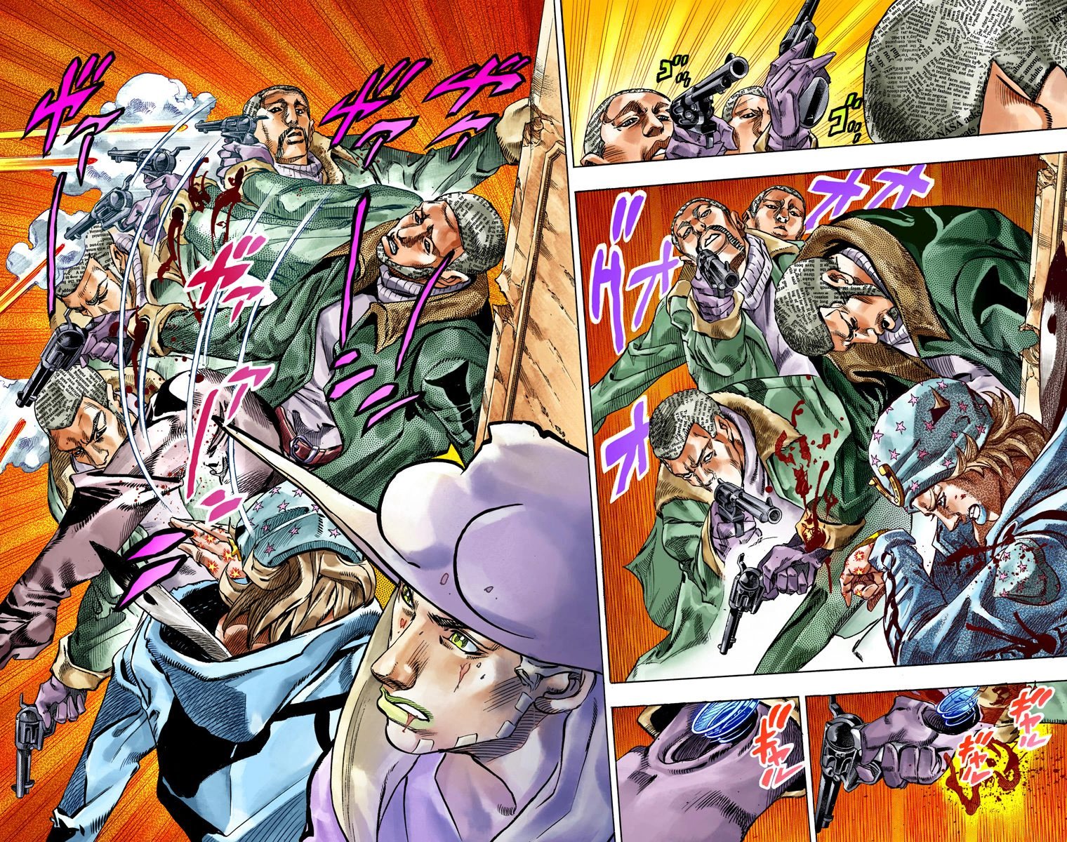 Манга Невероятные Приключения ДжоДжо Часть 7: Steel Ball Run (Цветная версия) - Глава 47 Страница 23