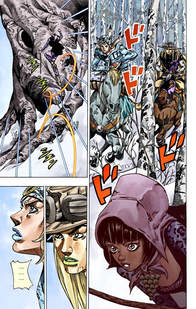 Манга Невероятные Приключения ДжоДжо Часть 7: Steel Ball Run (Цветная версия) - Глава 45 Страница 22