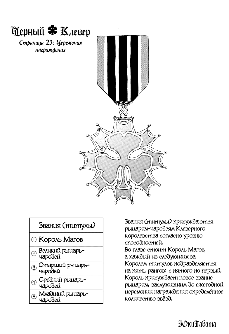 Манга Чёрный Клевер - Глава 23 Страница 1