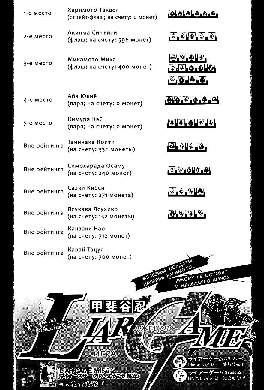 Манга Игра лжецов - Глава 163 Страница 1