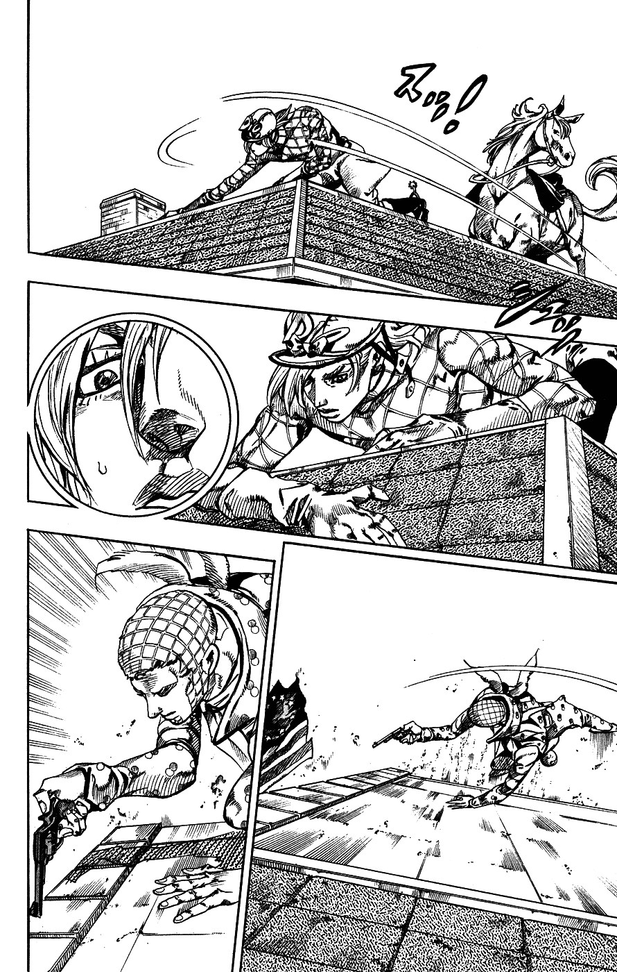 Манга Невероятные Приключения ДжоДжо Часть 7: Steel Ball Run - Глава 68 Страница 12