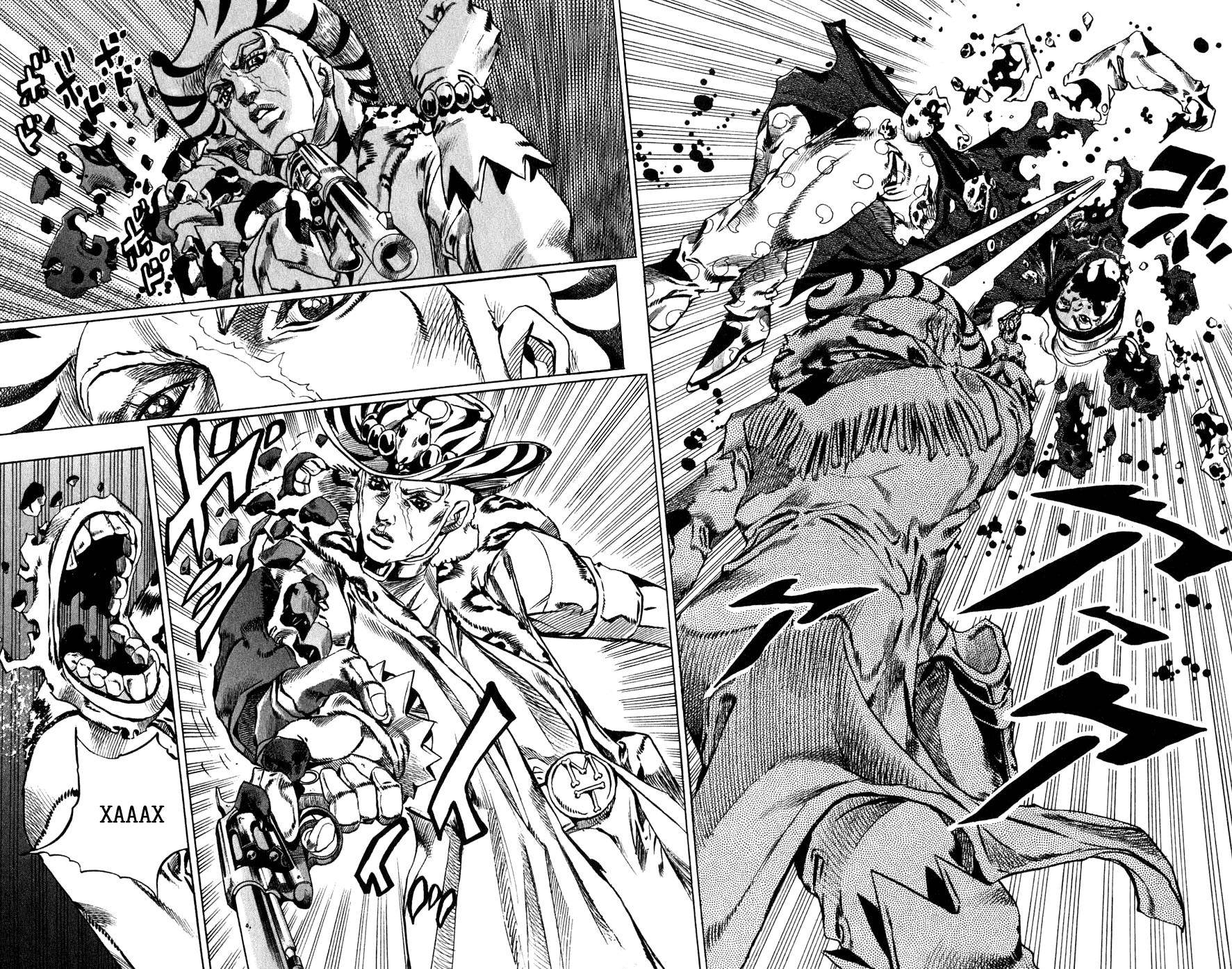 Манга Невероятные Приключения ДжоДжо Часть 7: Steel Ball Run - Глава 37 Страница 34