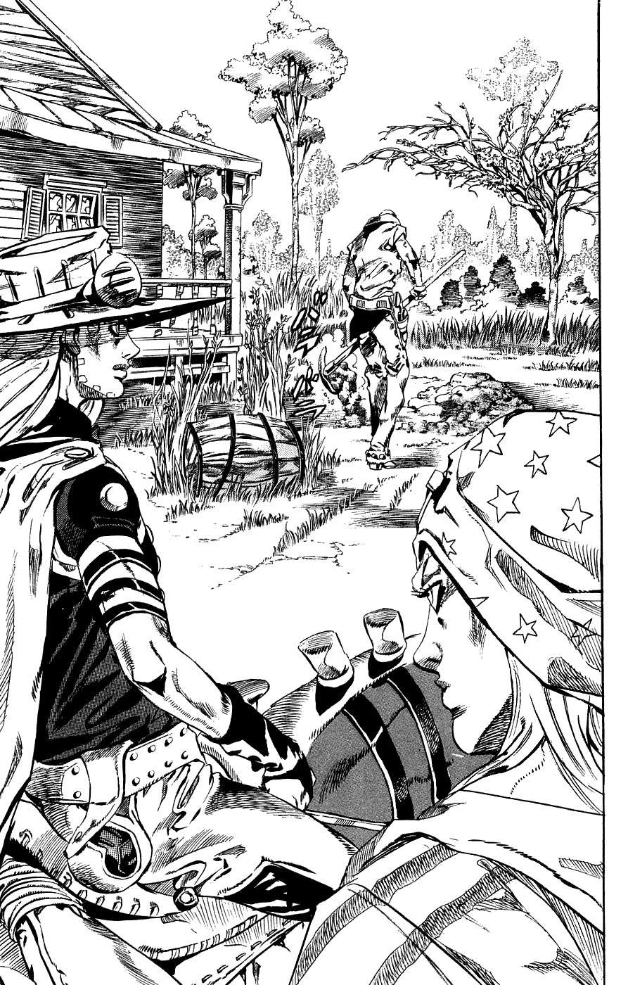 Манга Невероятные Приключения ДжоДжо Часть 7: Steel Ball Run - Глава 34 Страница 22