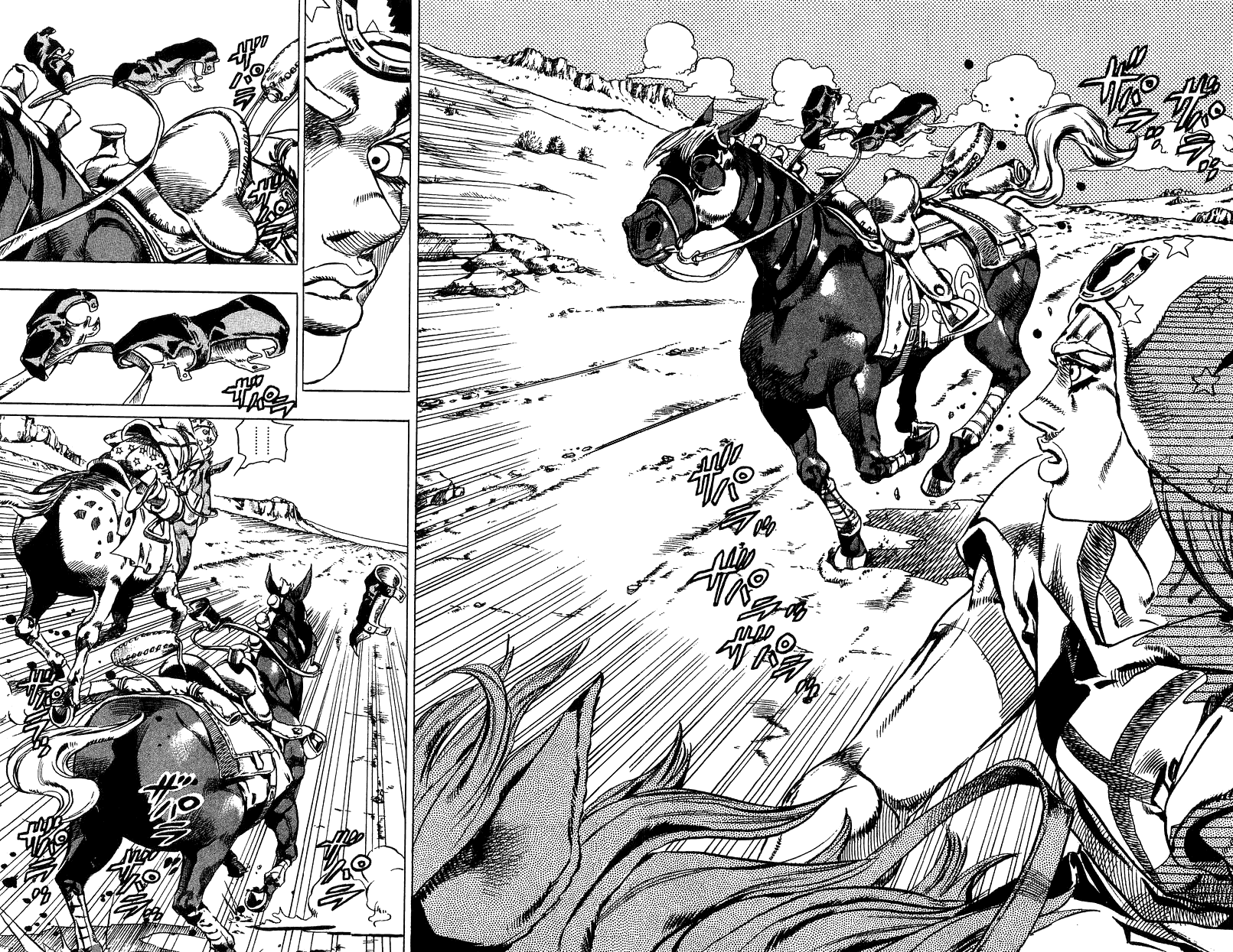 Манга Невероятные Приключения ДжоДжо Часть 7: Steel Ball Run - Глава 25 Страница 44