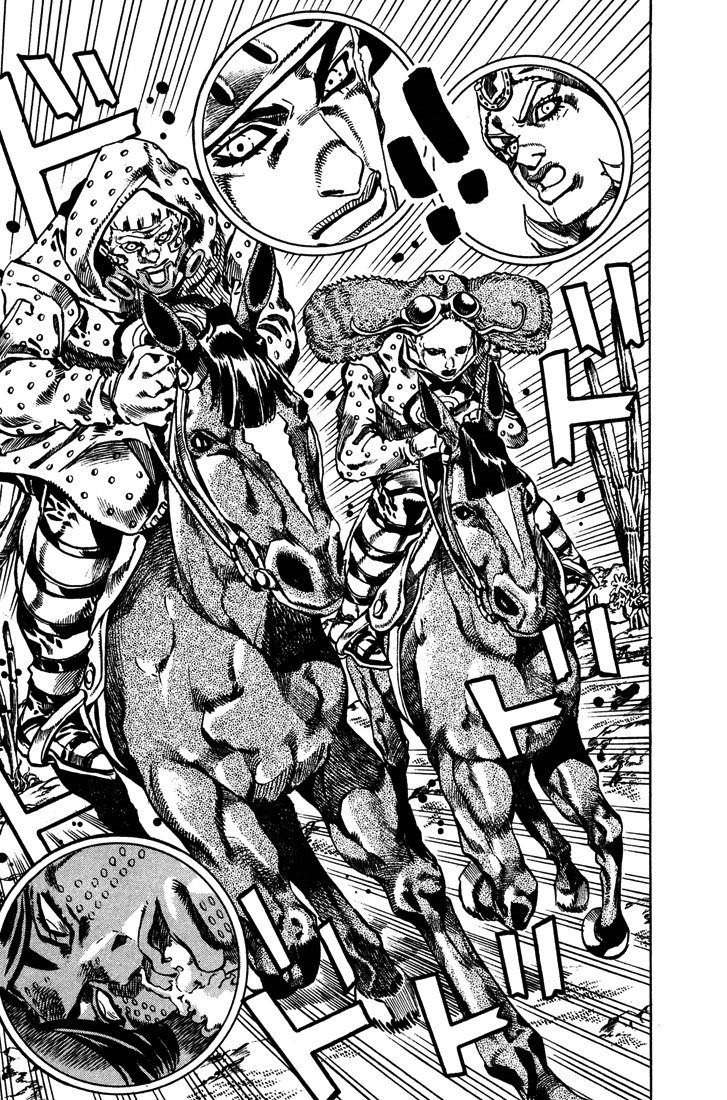 Манга Невероятные Приключения ДжоДжо Часть 7: Steel Ball Run - Глава 15 Страница 26