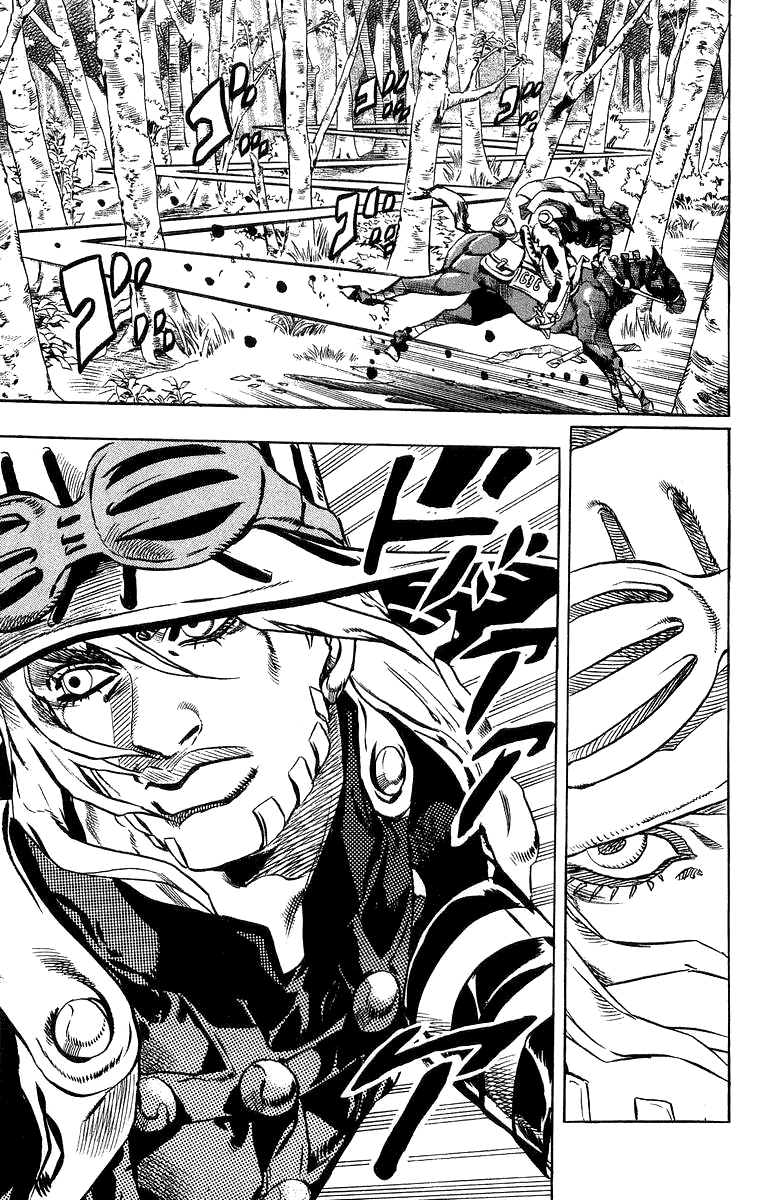 Манга Невероятные Приключения ДжоДжо Часть 7: Steel Ball Run - Глава 8 Страница 12