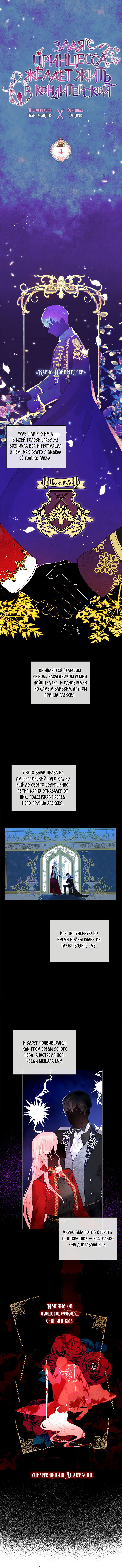 Манга Принцесса-злодейка хочет жить в кондитерской - Глава 4 Страница 1