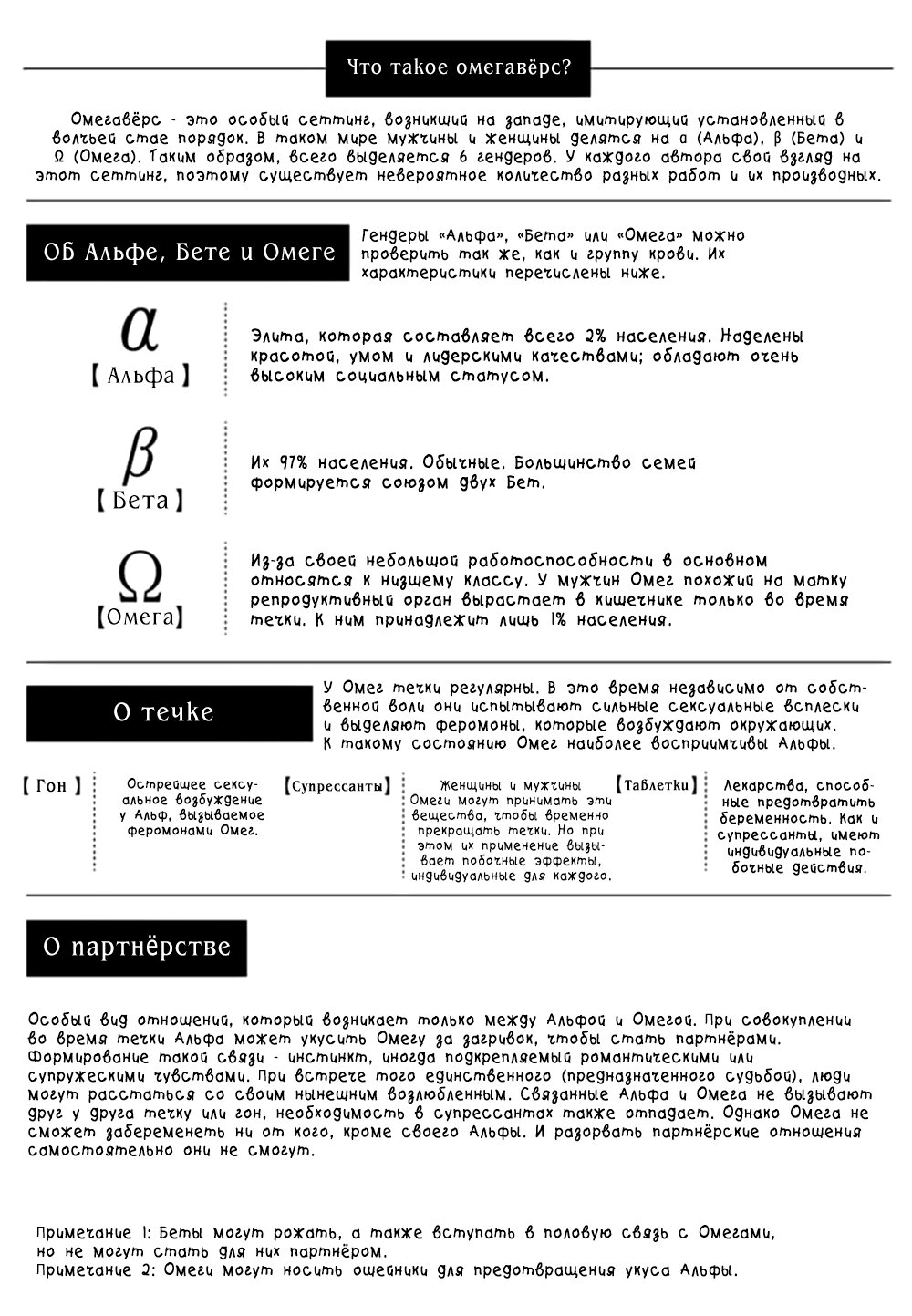 Манга Доминантный омега - Глава 1 Страница 2
